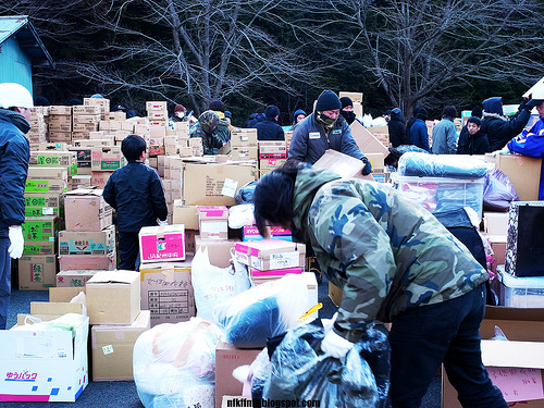 Die Arbeit der freiwilligen Helfer ist sehr geschätzt. Foto: Hideyuki Usui